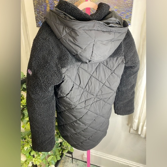 NWT Women's Koolaburra by UGG Mixed-Media Puffer Coat - Picture 4 of 5